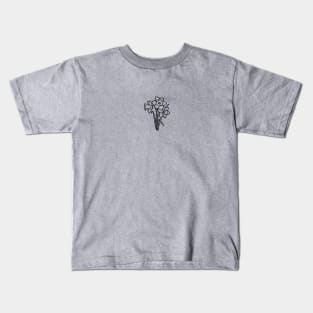 Daffodil Line Art Kids T-Shirt